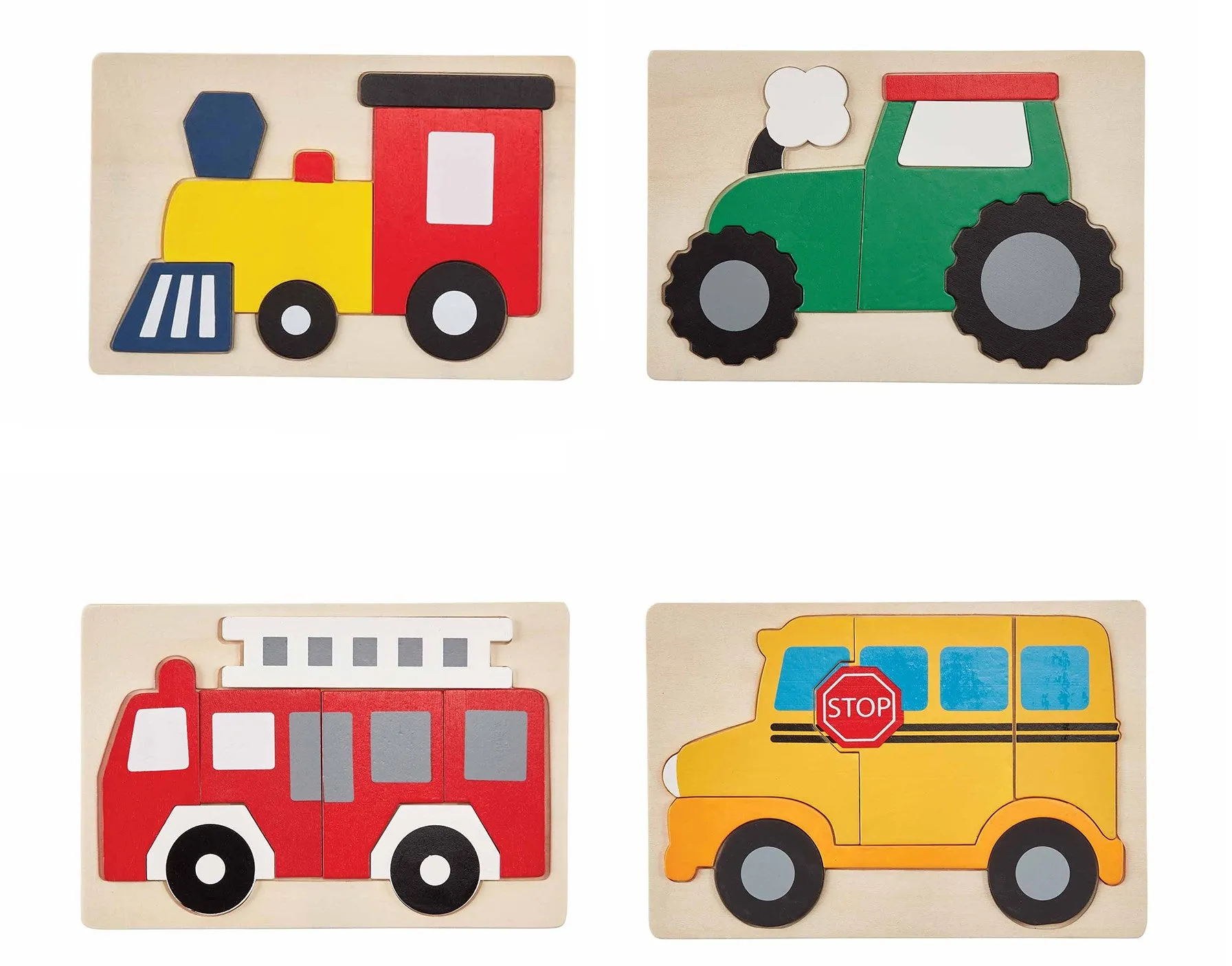 Transportation Wooden Puzzle (4 Designs)