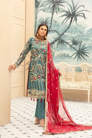 Trendy Stylish Chiffon Dress Best For Formal Wear # CA101