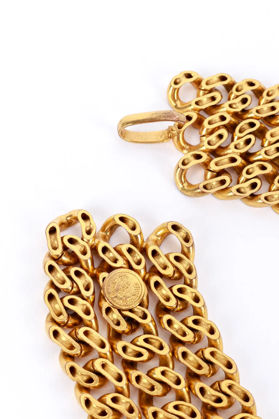 Triple Chain Gripoix Necklace