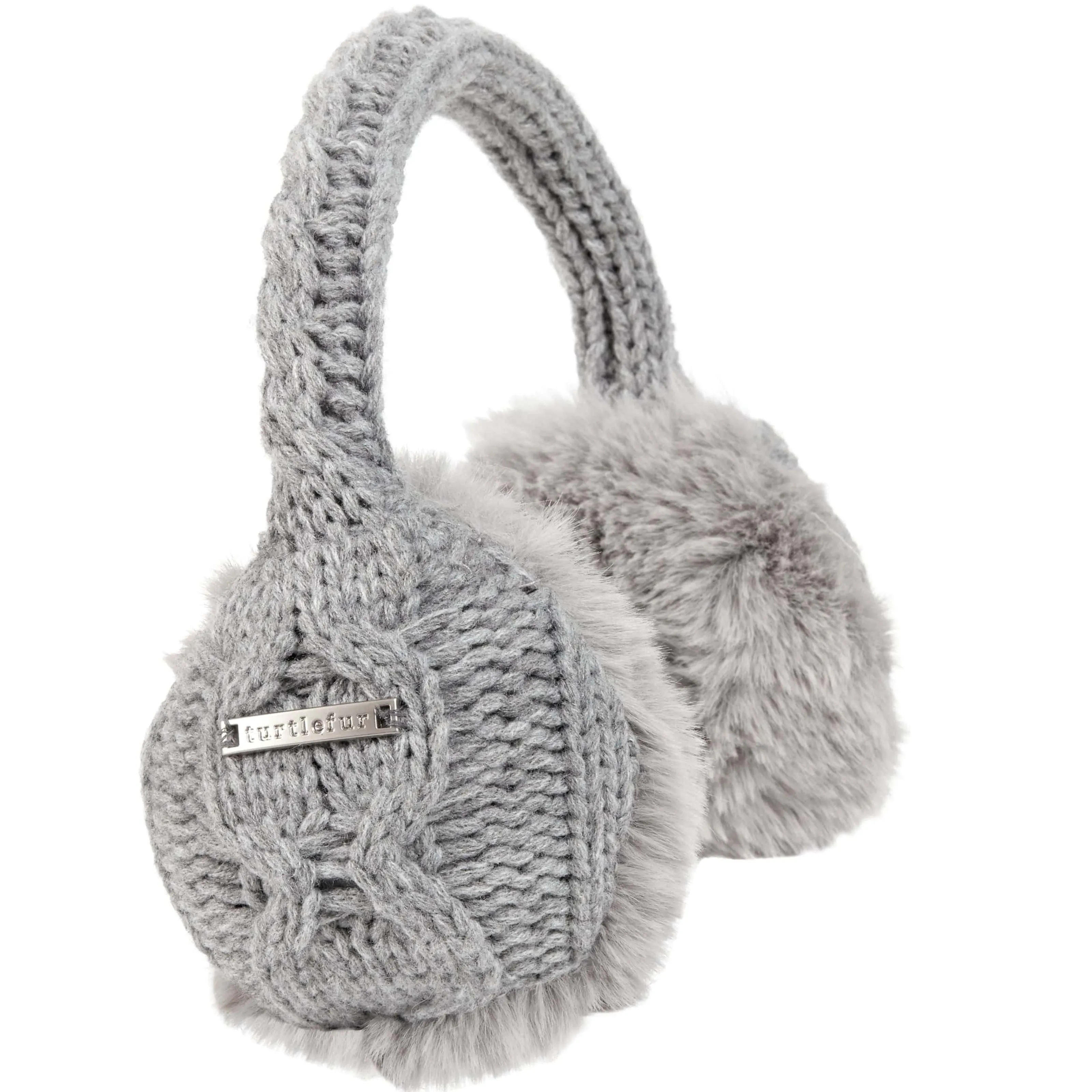 Turtle Fur Ear Muffin Faux Fur Lined Adjustable Earmuffs