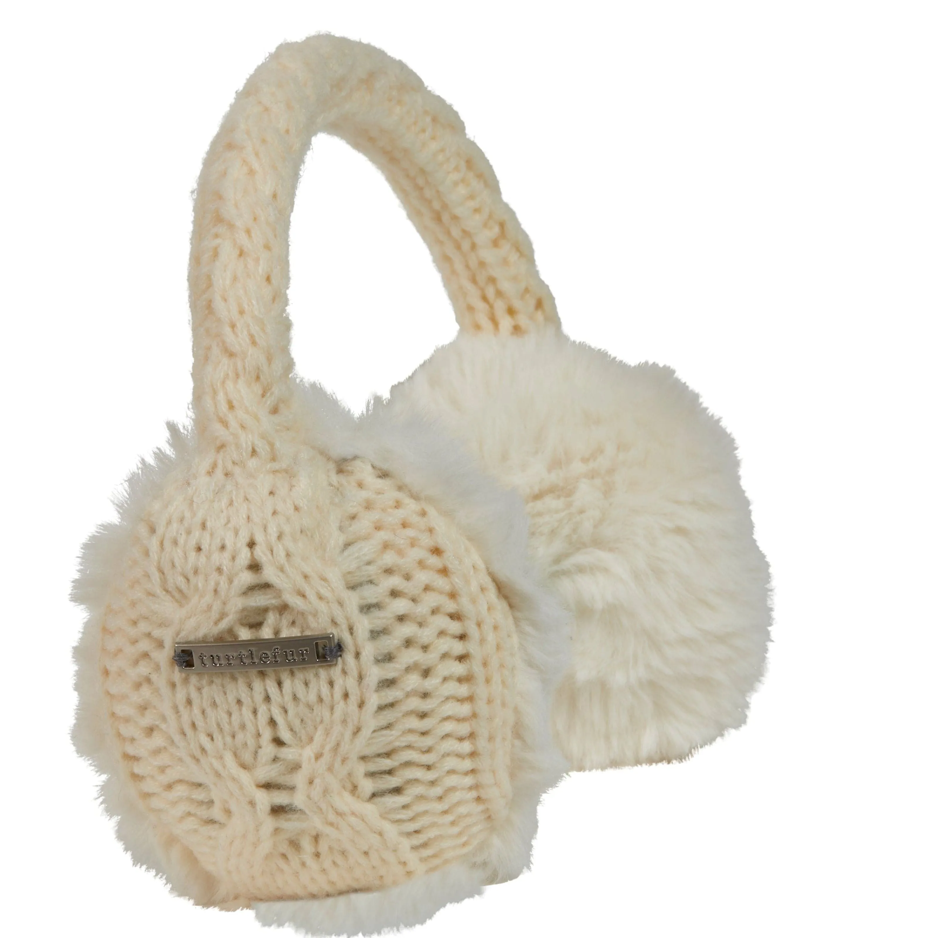 Turtle Fur Ear Muffin Faux Fur Lined Adjustable Earmuffs