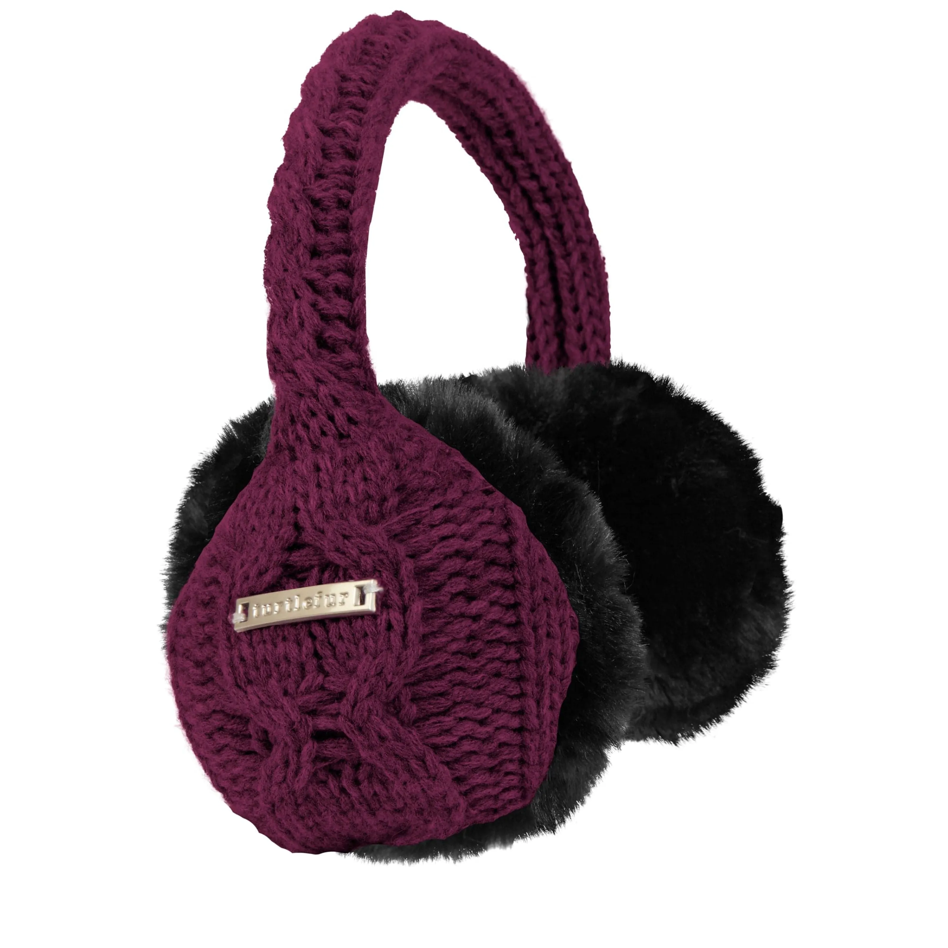 Turtle Fur Ear Muffin Faux Fur Lined Adjustable Earmuffs
