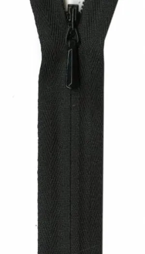 Unique Invisible Zipper Black 14in