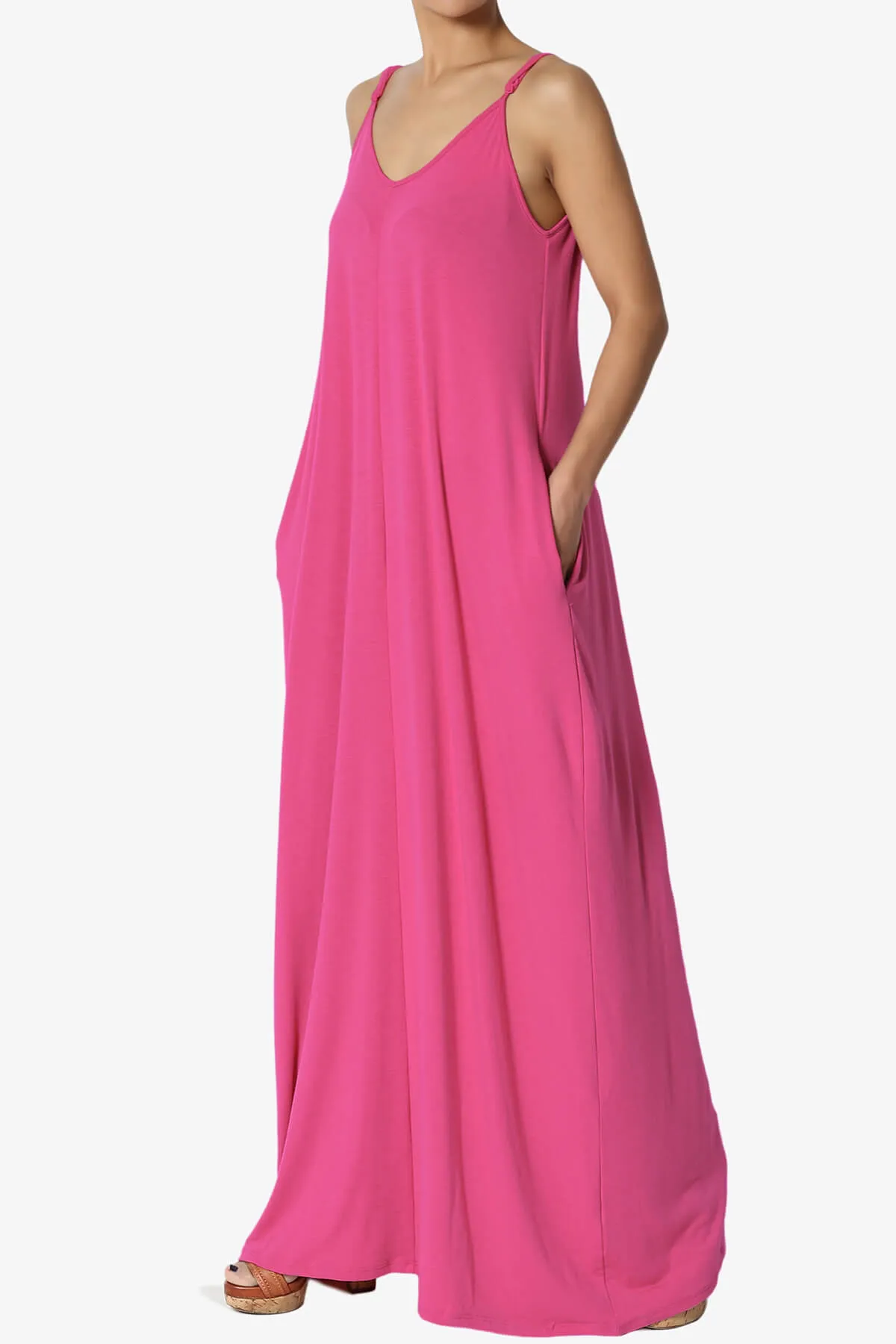 Venus Pocket Cami Maxi Dress PLUS