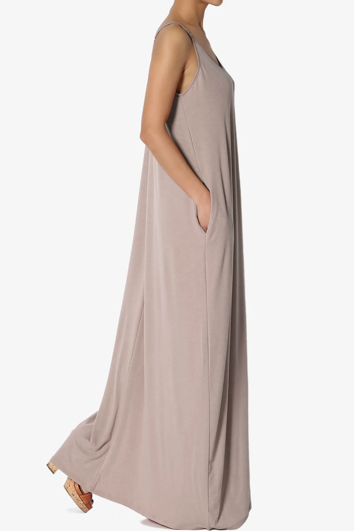 Venus Pocket Cami Maxi Dress PLUS