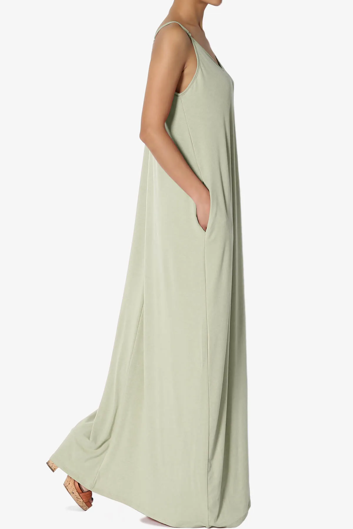 Venus Pocket Cami Maxi Dress PLUS
