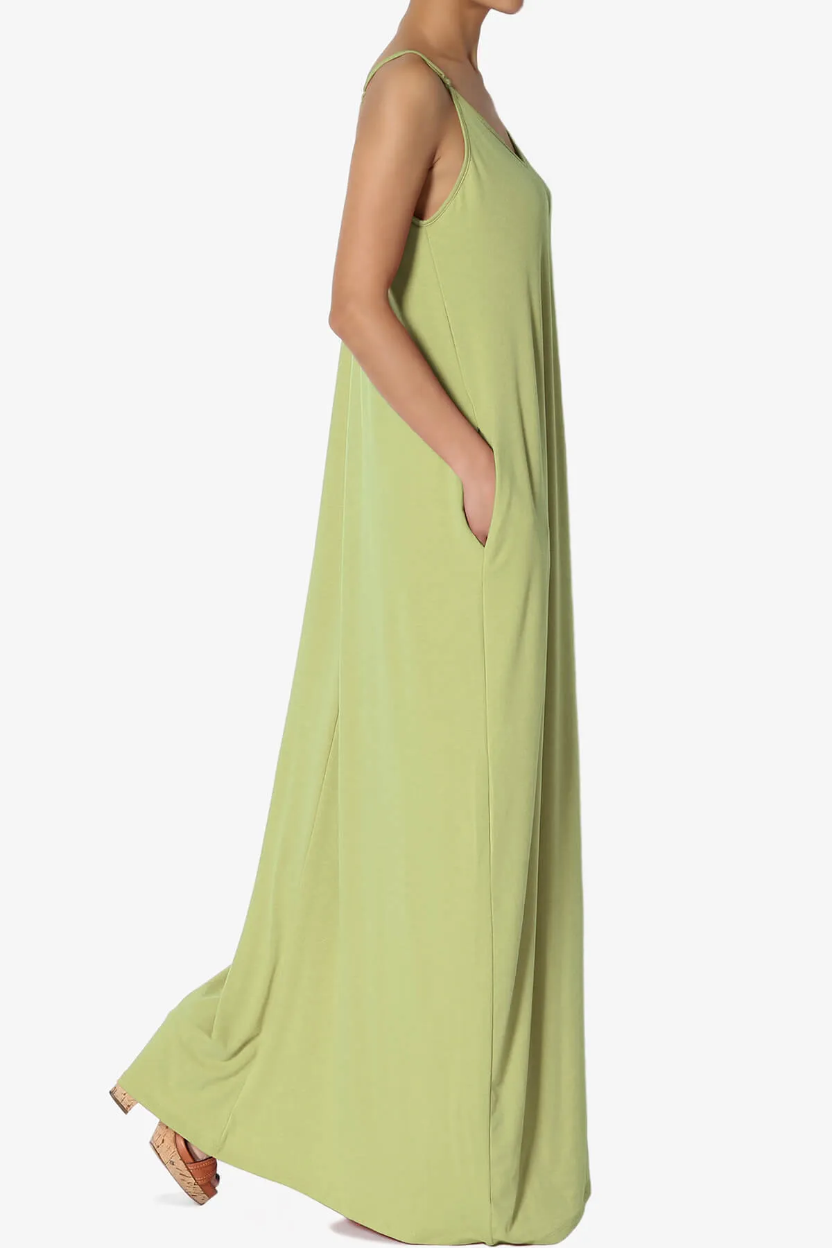 Venus Pocket Cami Maxi Dress PLUS