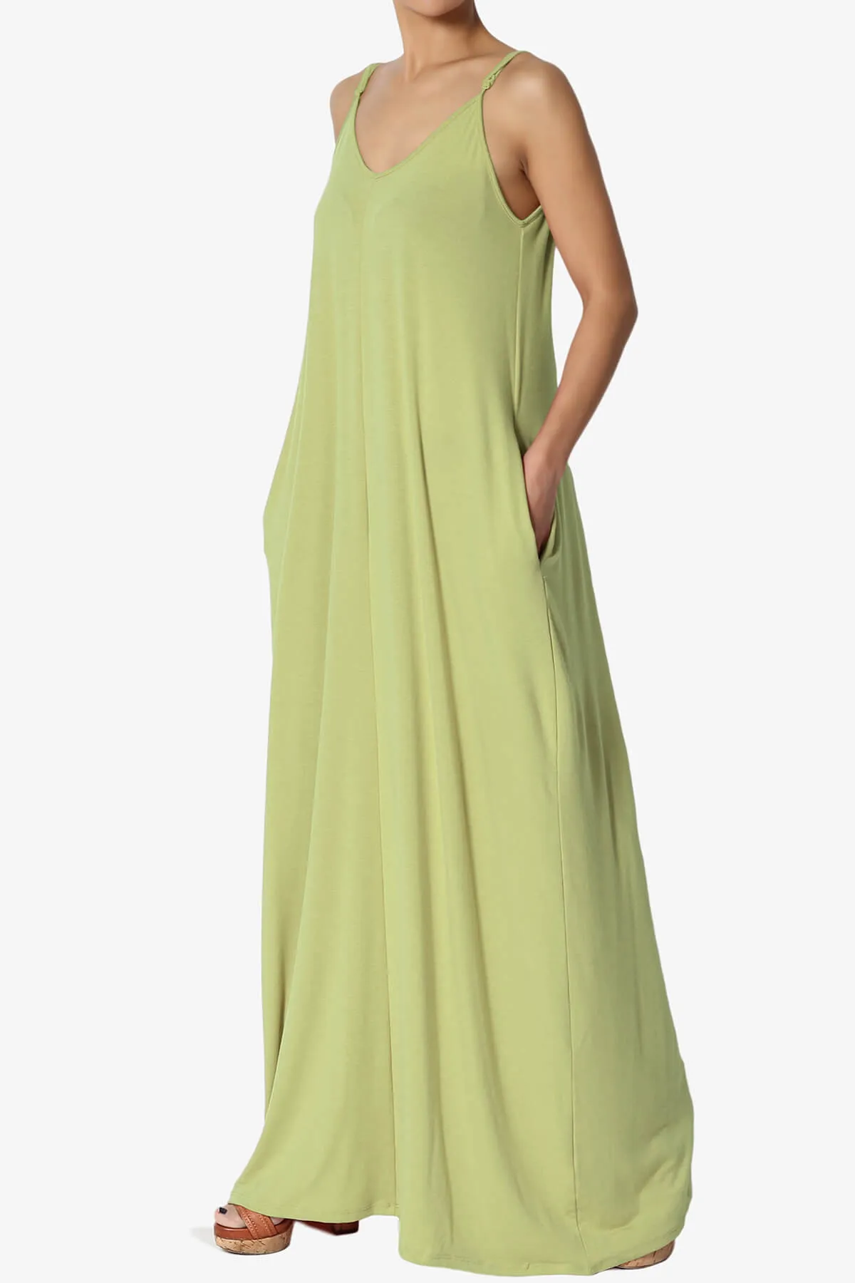 Venus Pocket Cami Maxi Dress PLUS
