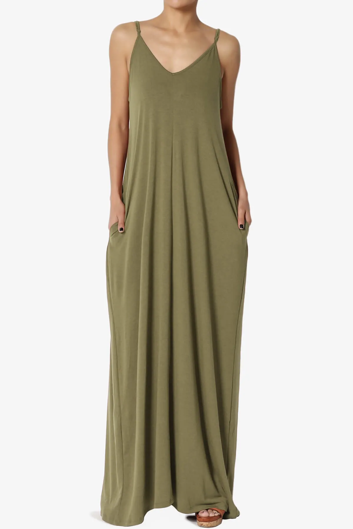 Venus Pocket Cami Maxi Dress PLUS