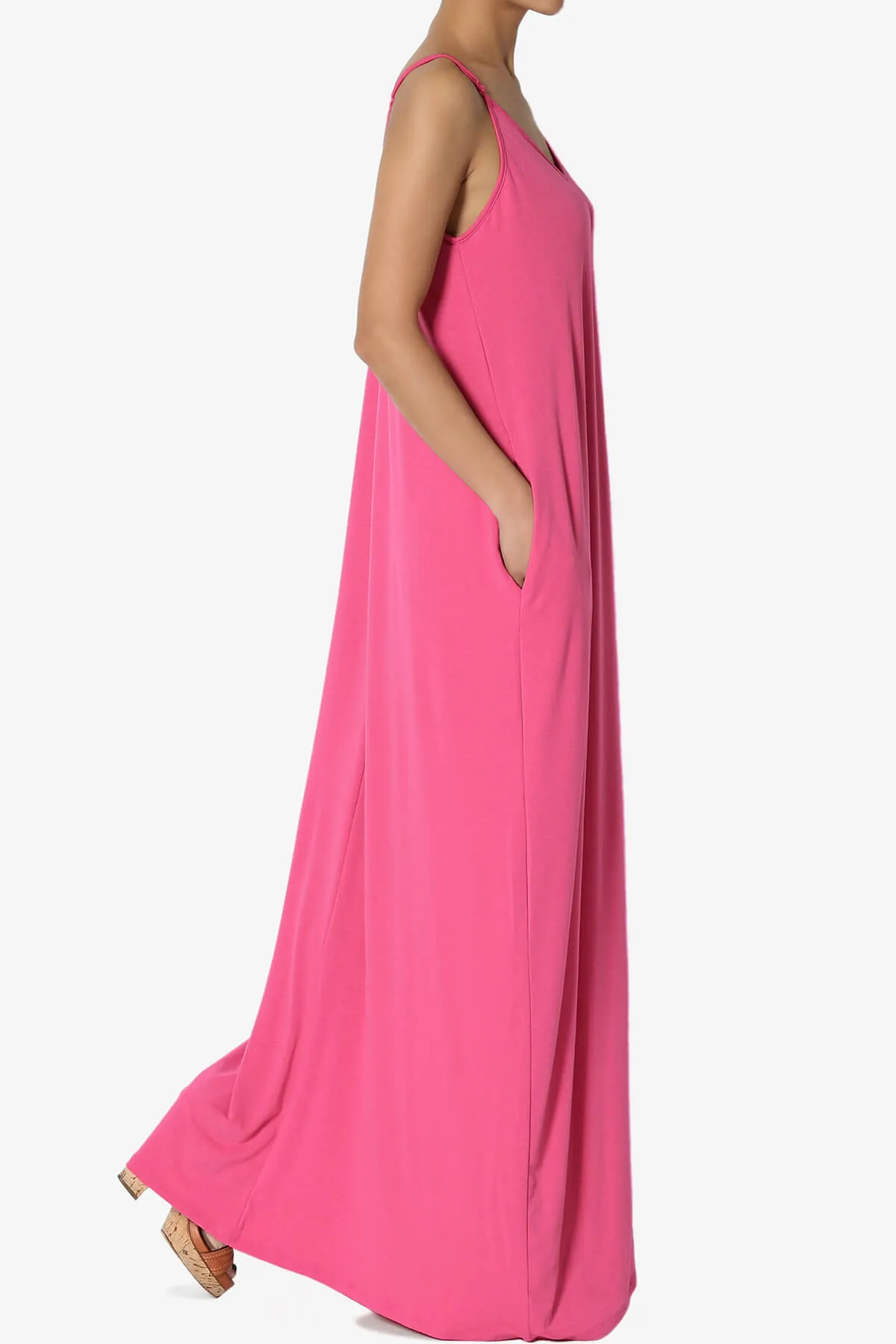 Venus Pocket Cami Maxi Dress PLUS