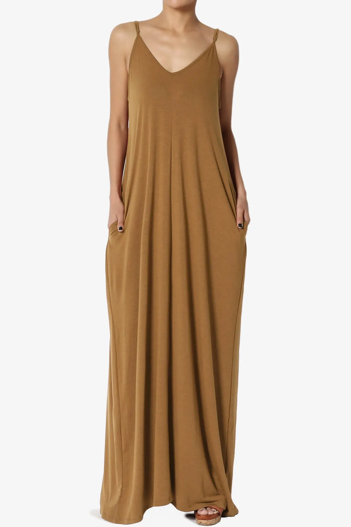 Venus Pocket Cami Maxi Dress PLUS