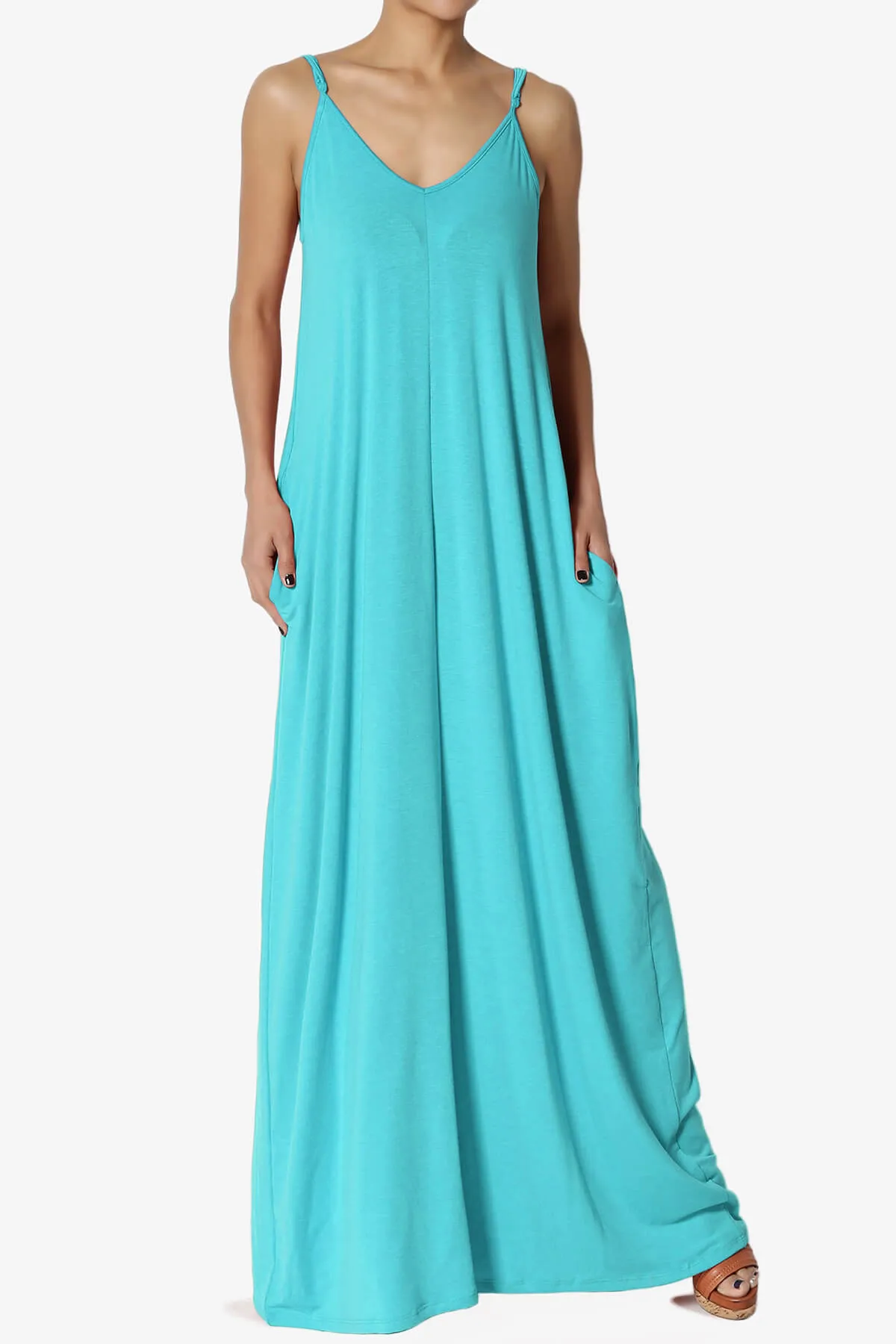 Venus Pocket Cami Maxi Dress PLUS