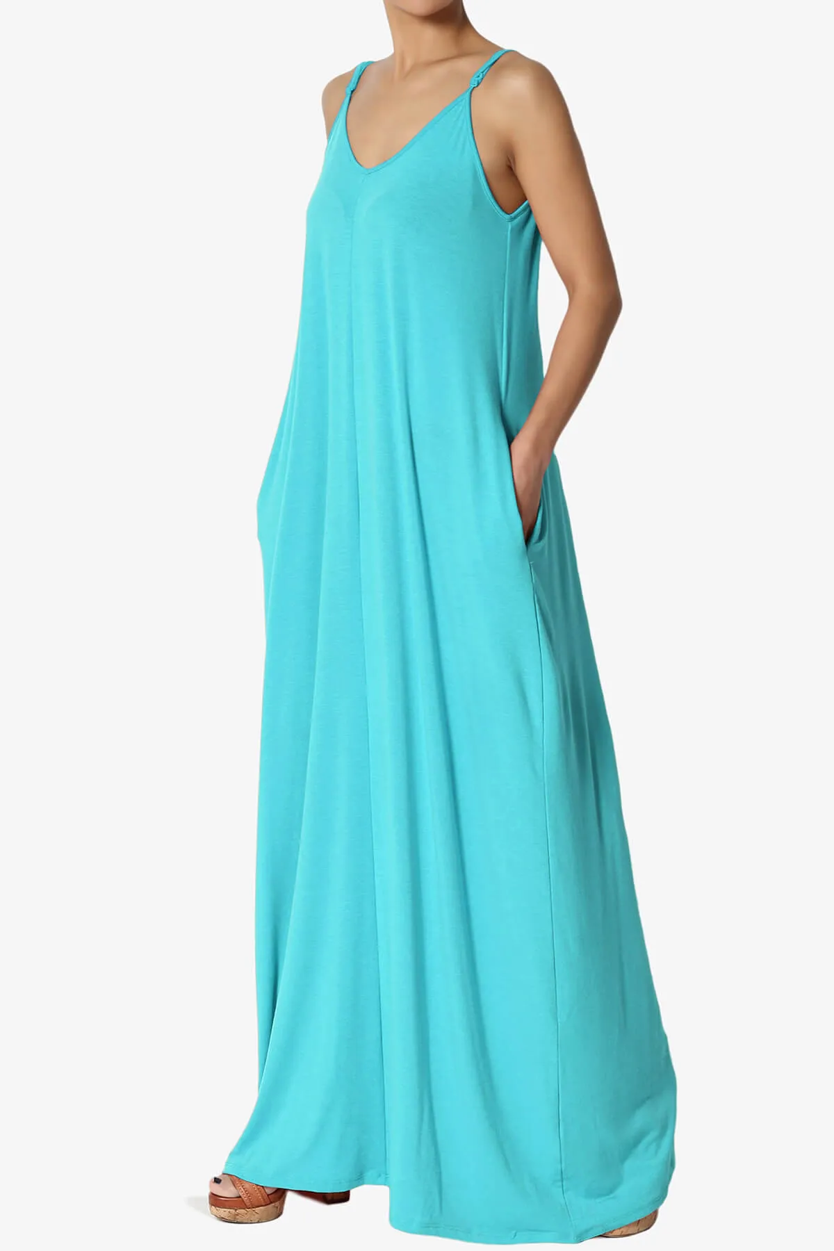 Venus Pocket Cami Maxi Dress PLUS