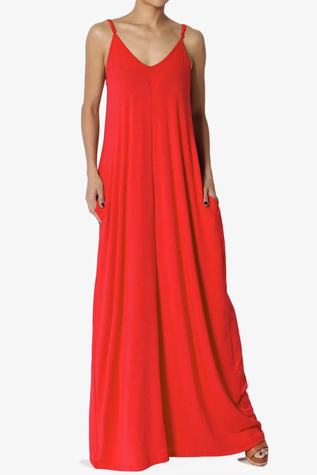 Venus Pocket Cami Maxi Dress PLUS