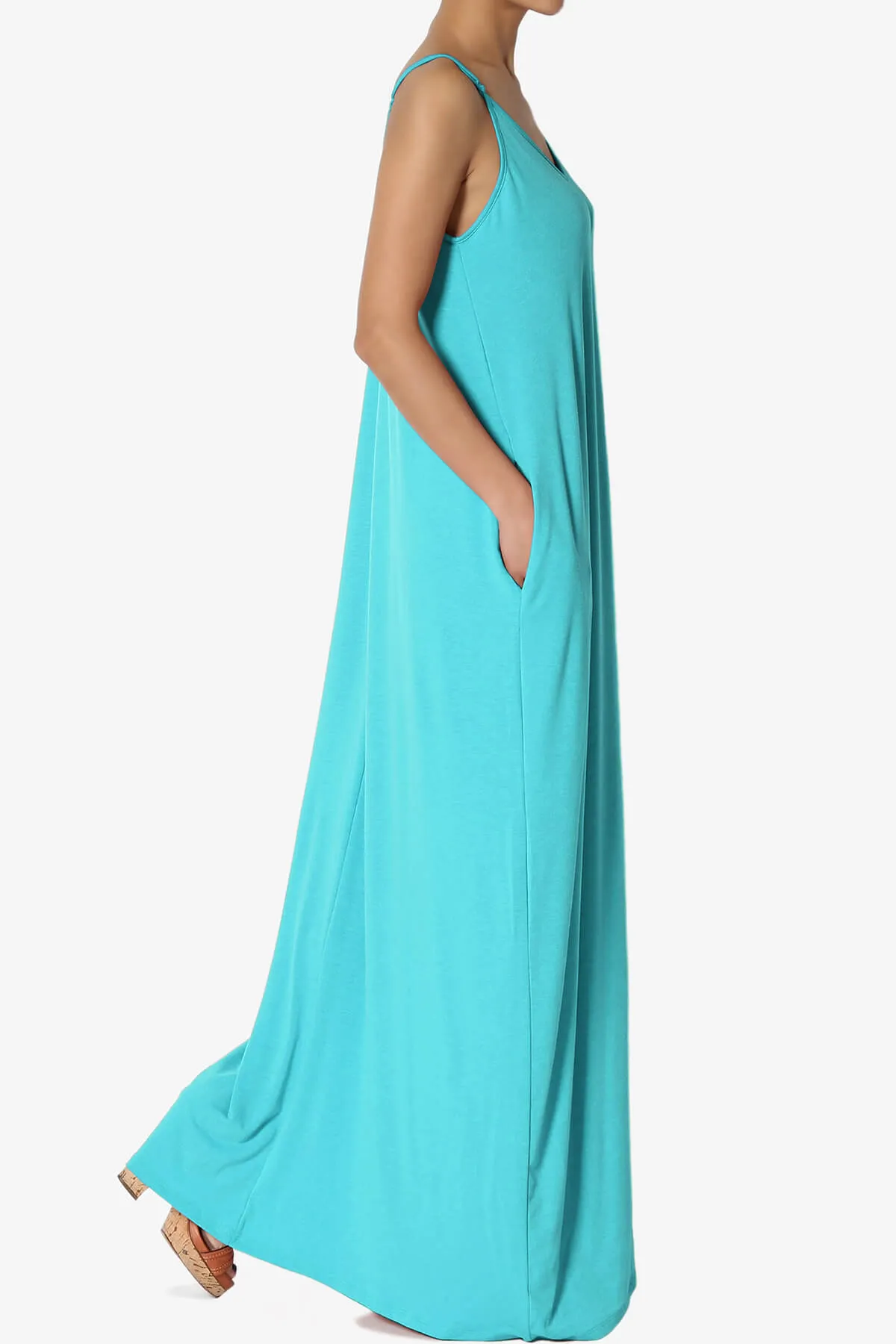 Venus Pocket Cami Maxi Dress PLUS