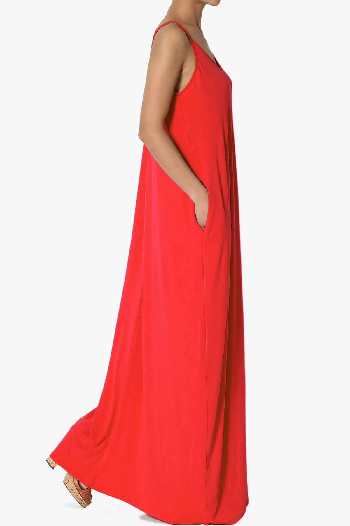 Venus Pocket Cami Maxi Dress PLUS
