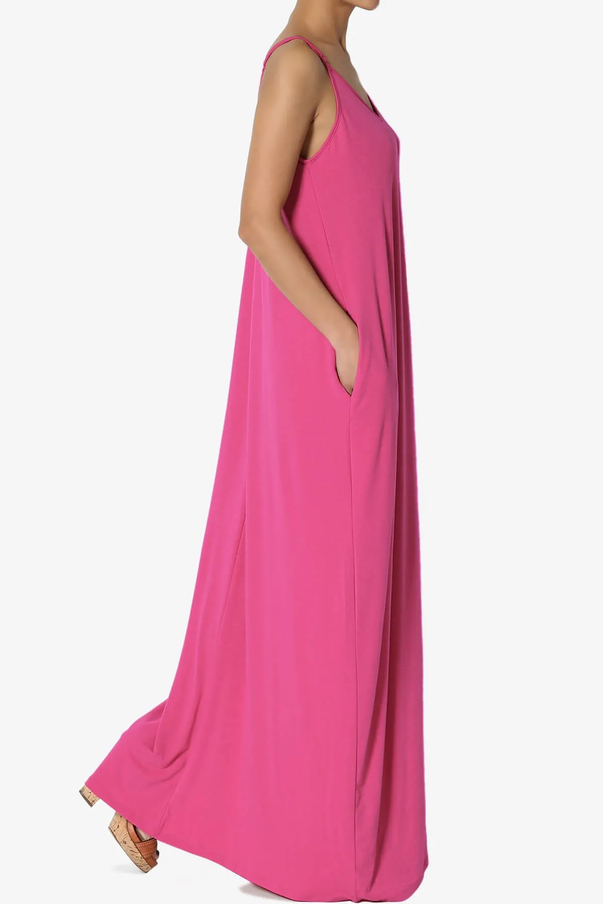 Venus Pocket Cami Maxi Dress PLUS