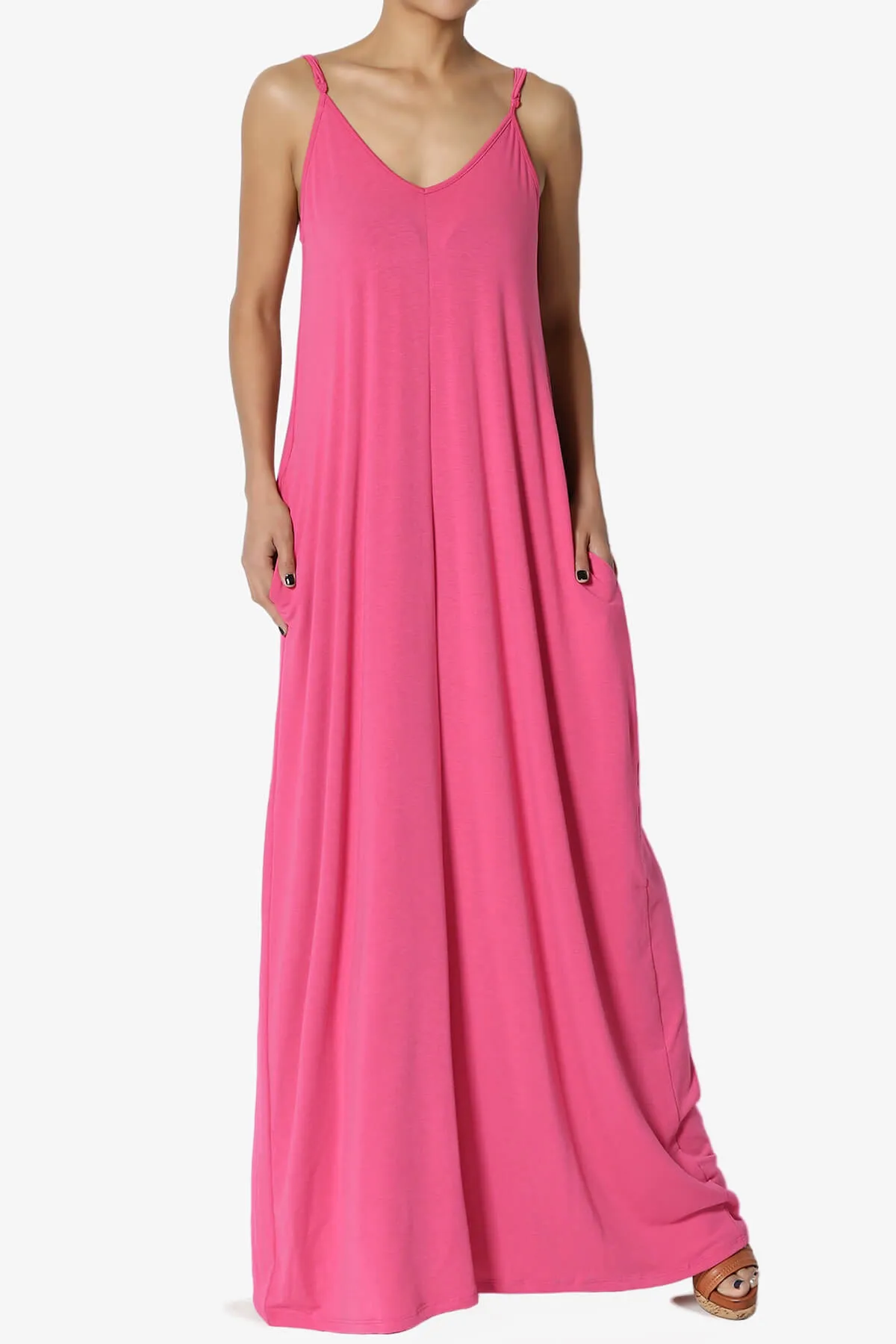 Venus Pocket Cami Maxi Dress PLUS