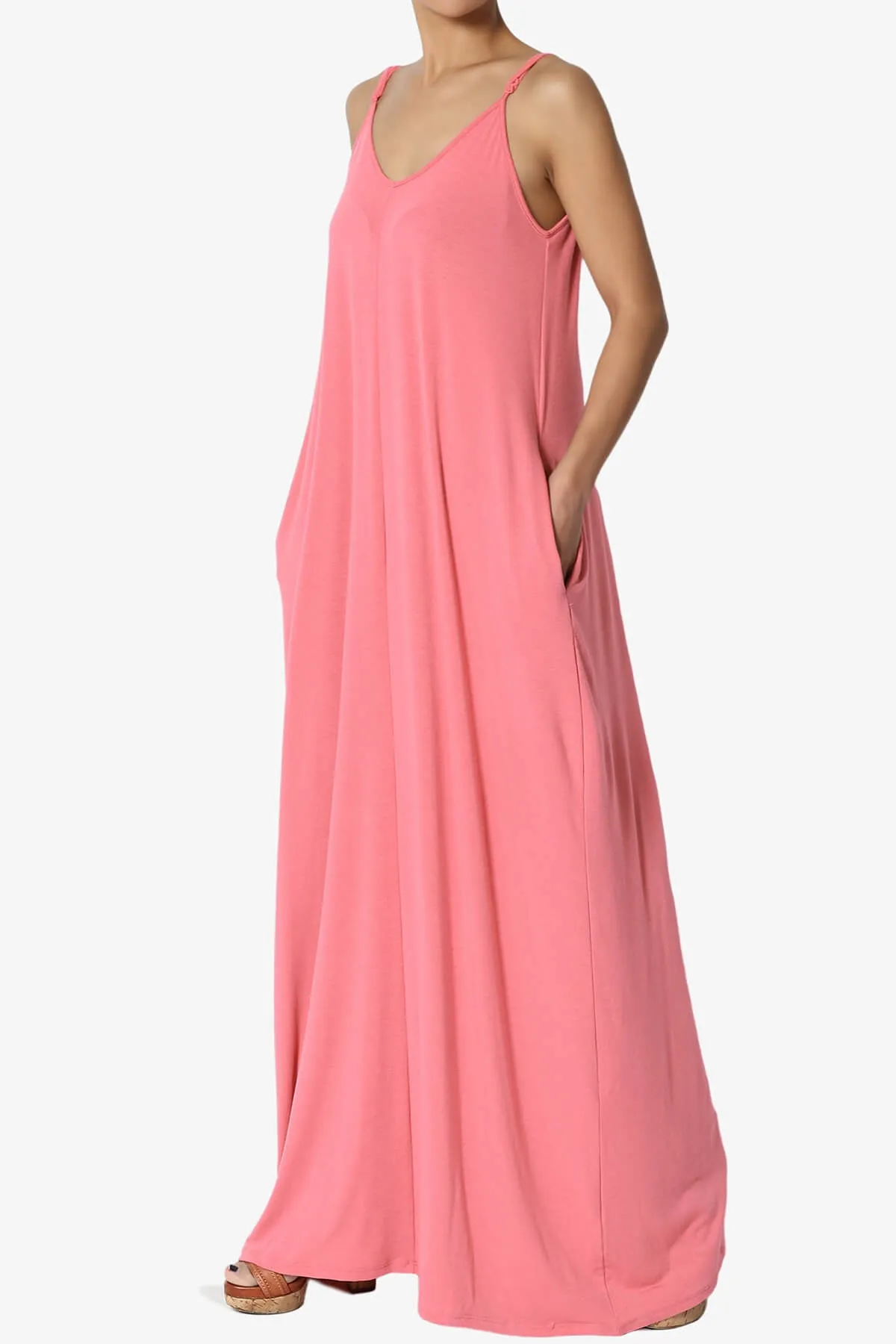 Venus Pocket Cami Maxi Dress PLUS