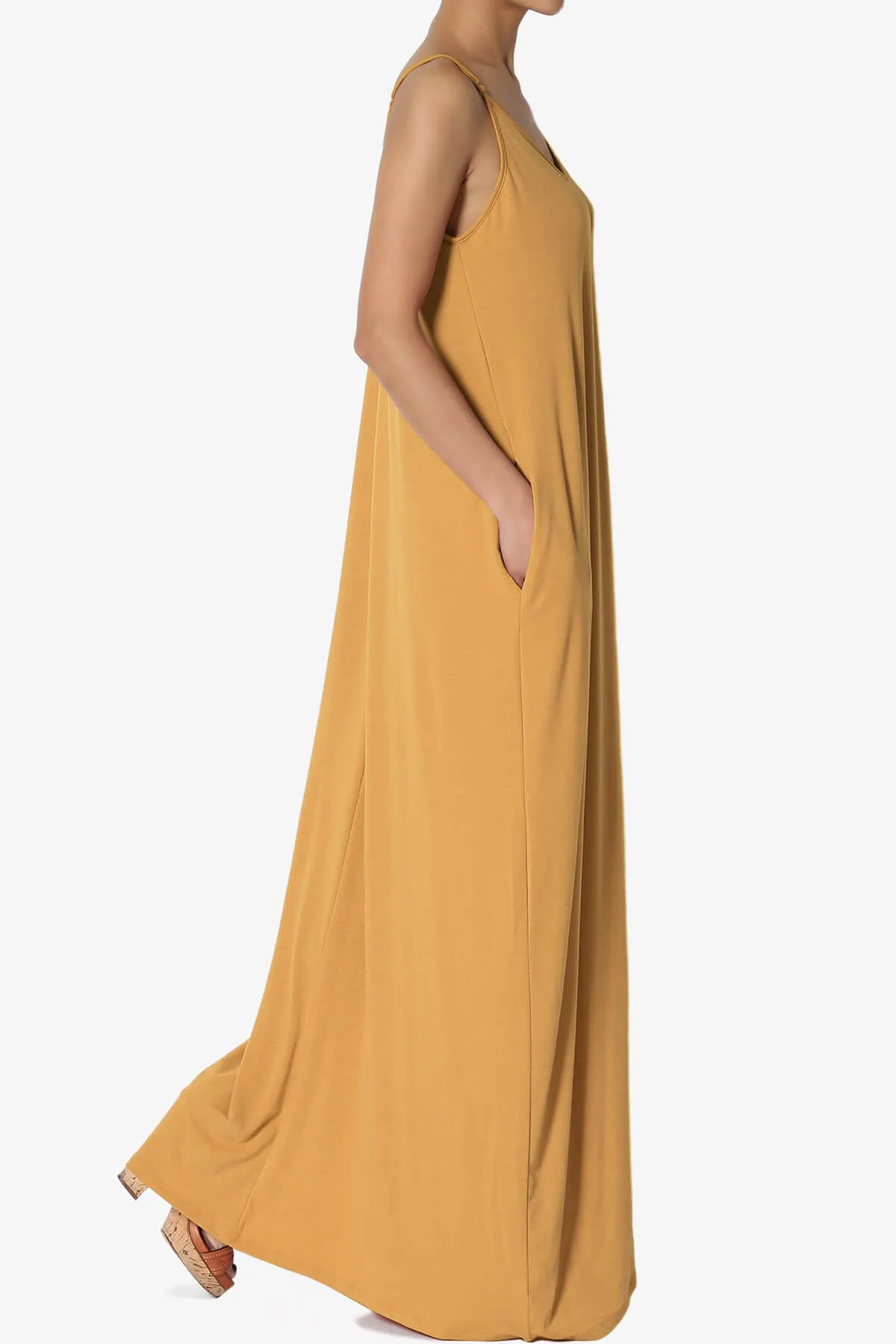 Venus Pocket Cami Maxi Dress PLUS