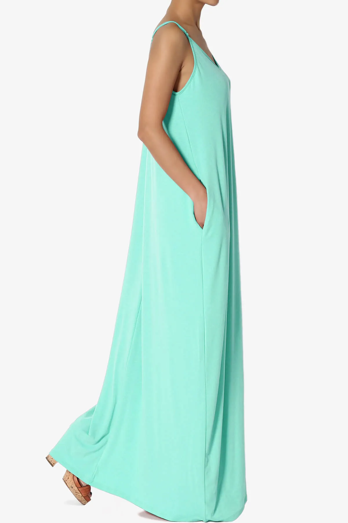 Venus Pocket Cami Maxi Dress PLUS