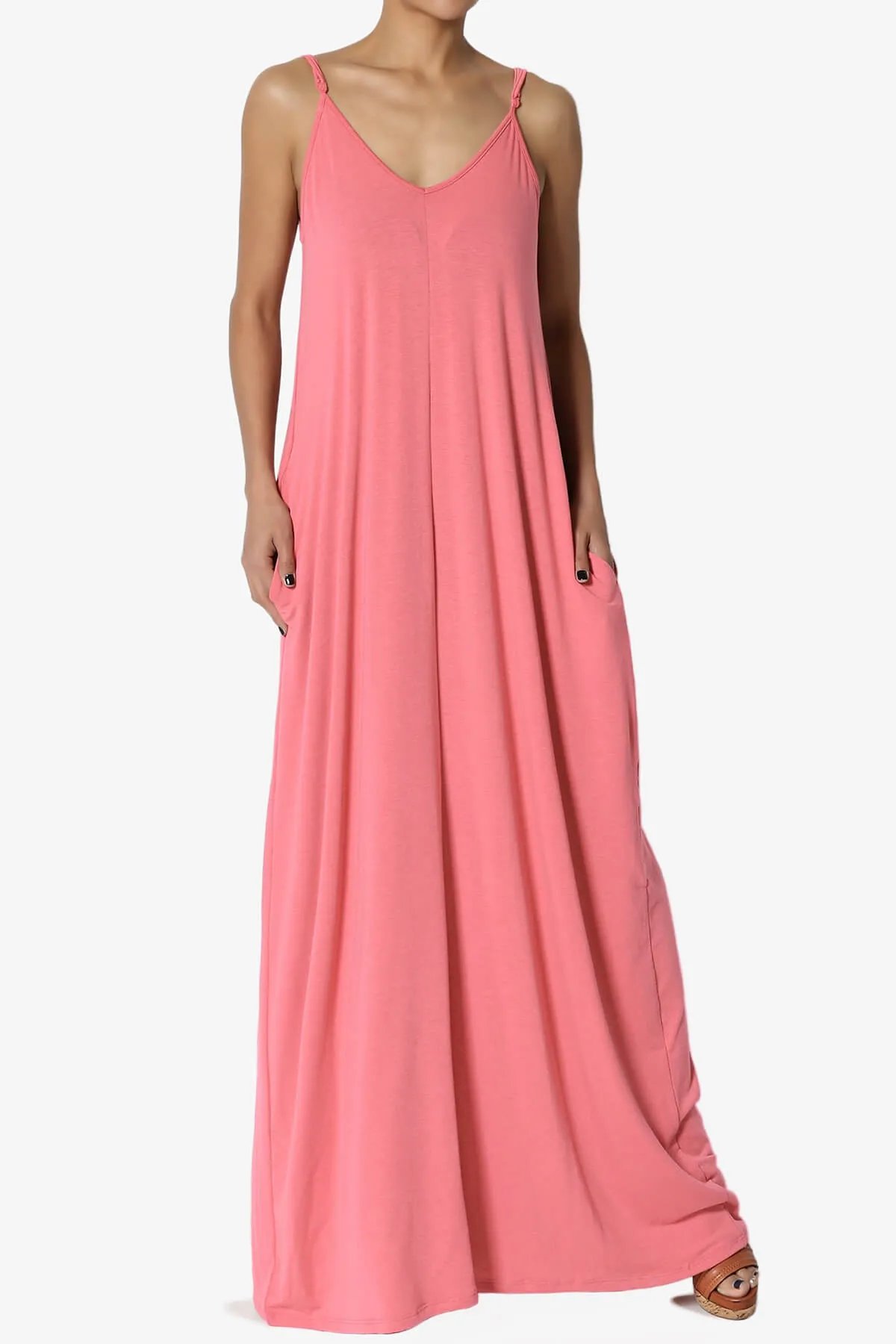 Venus Pocket Cami Maxi Dress PLUS