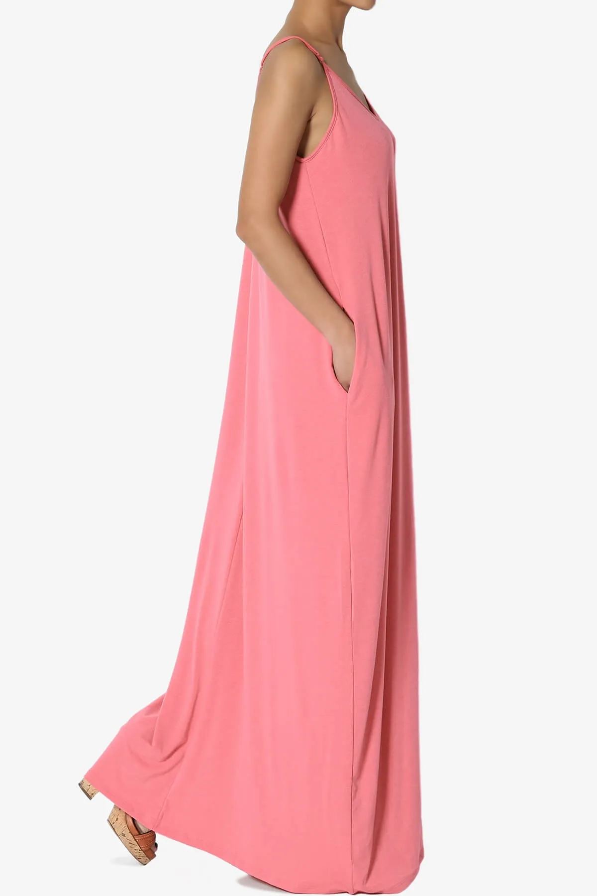 Venus Pocket Cami Maxi Dress PLUS