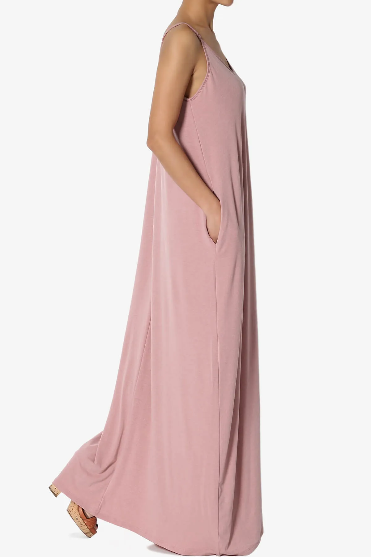Venus Pocket Cami Maxi Dress PLUS