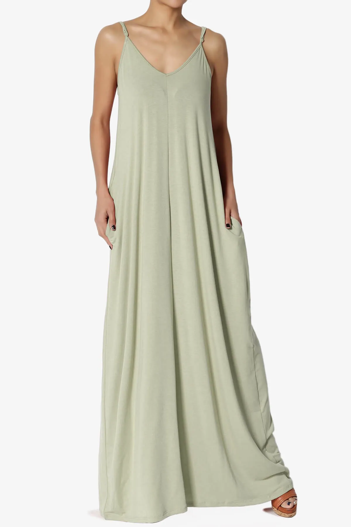 Venus Pocket Cami Maxi Dress PLUS