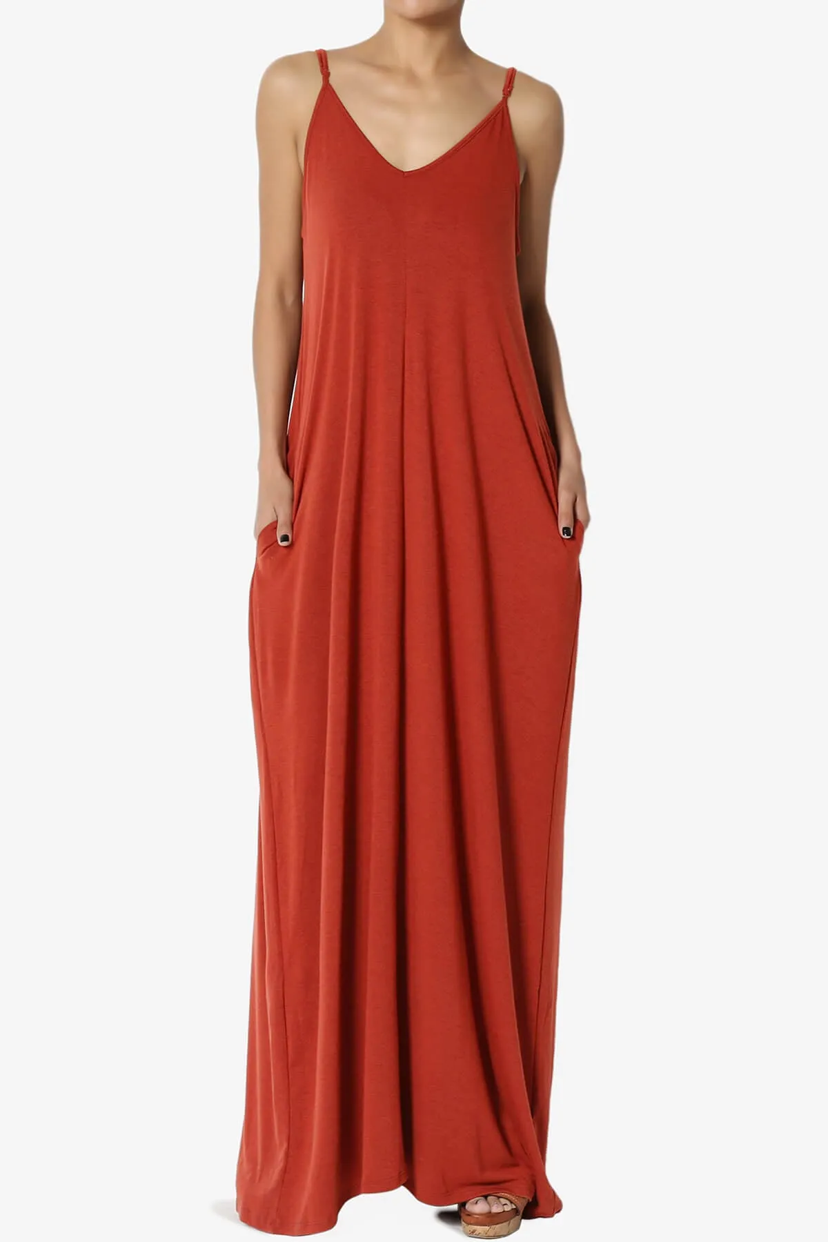 Venus Pocket Cami Maxi Dress PLUS