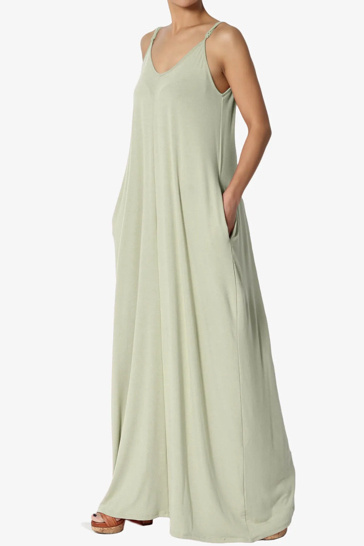 Venus Pocket Cami Maxi Dress PLUS