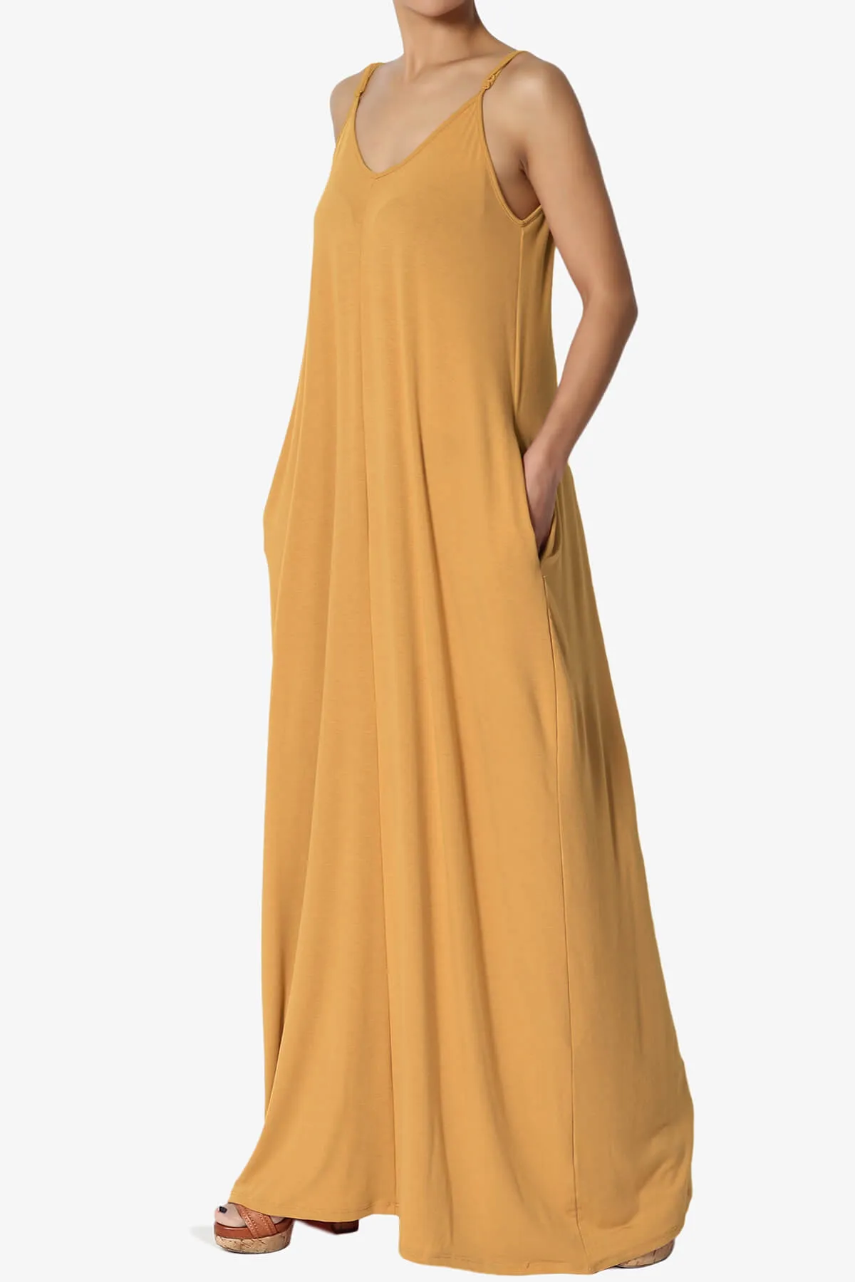 Venus Pocket Cami Maxi Dress PLUS