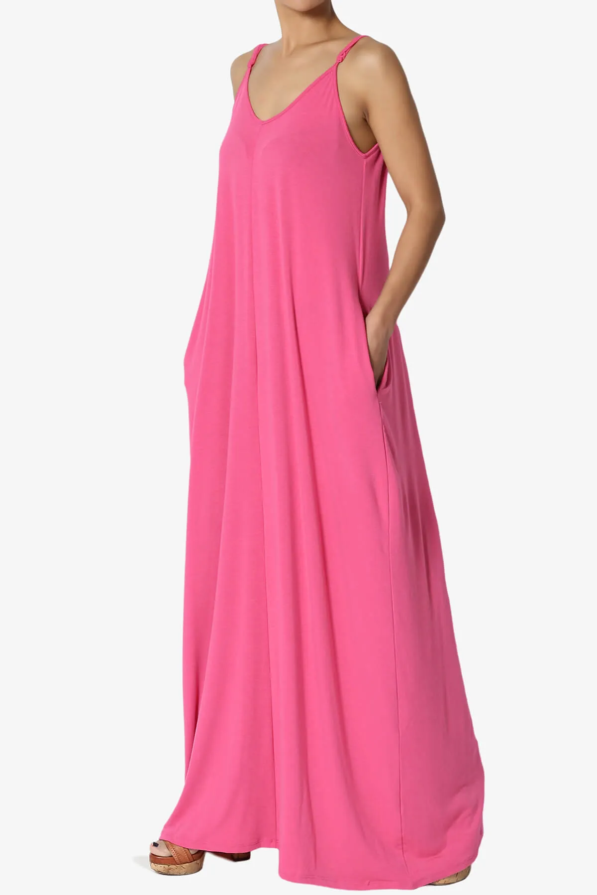 Venus Pocket Cami Maxi Dress PLUS