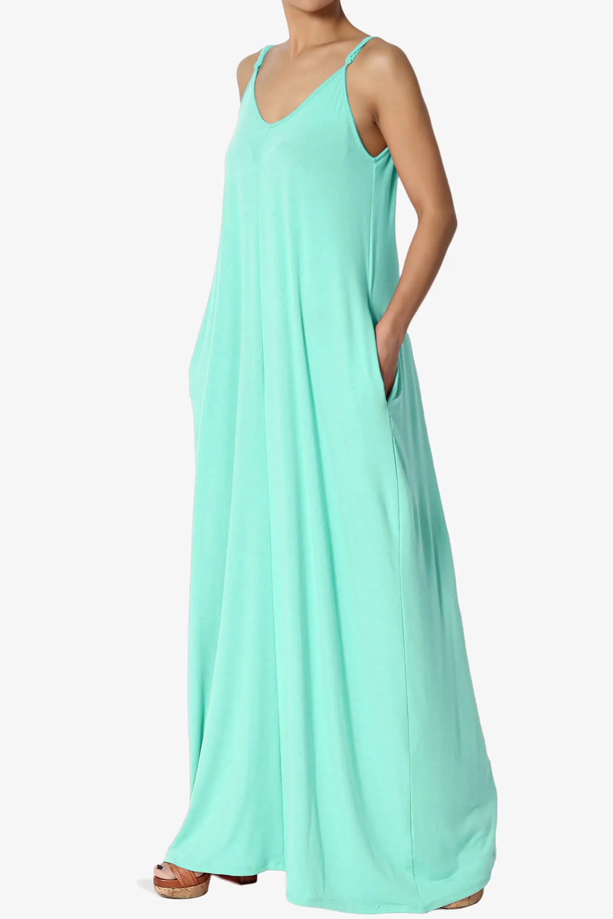 Venus Pocket Cami Maxi Dress PLUS
