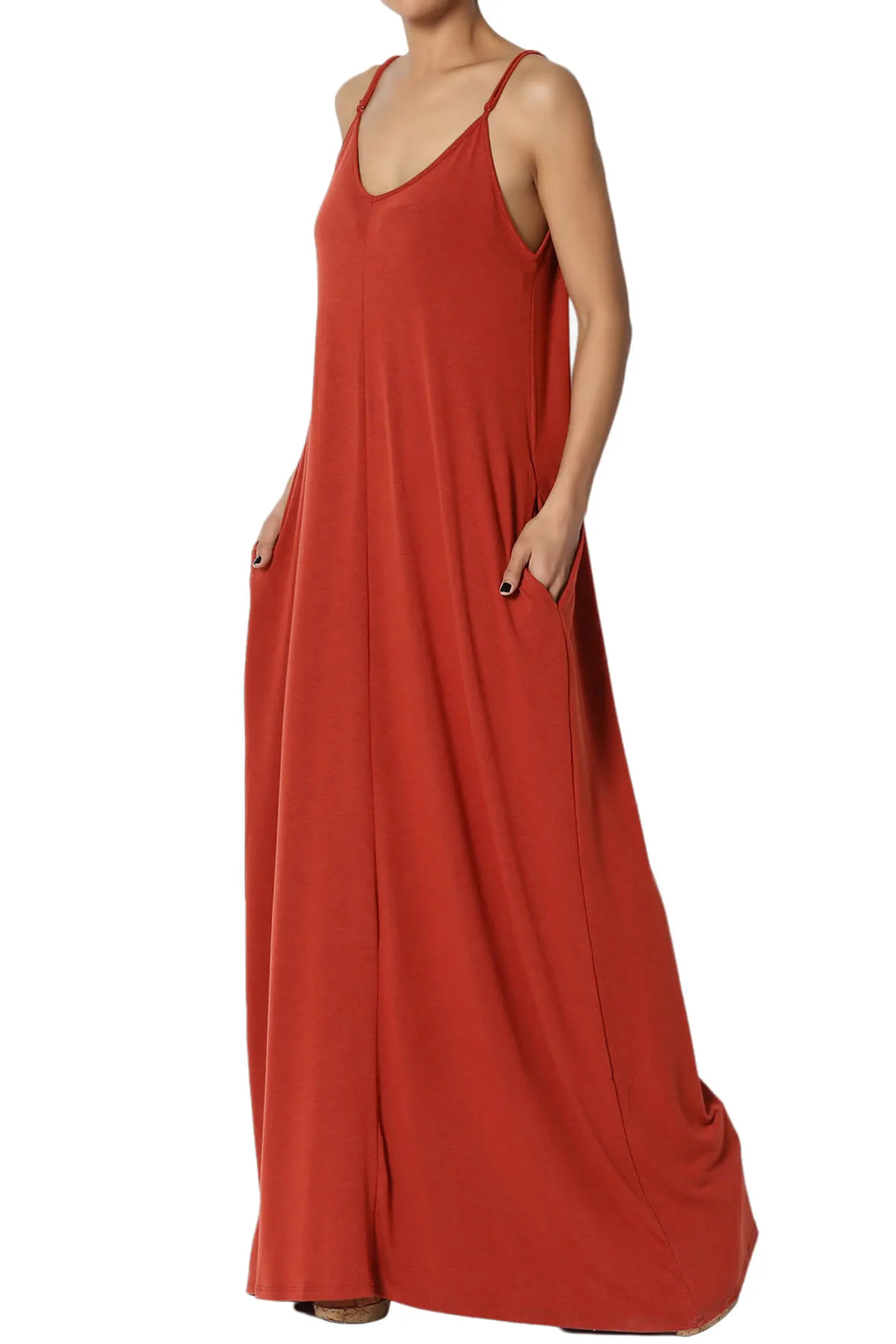 Venus Pocket Cami Maxi Dress PLUS