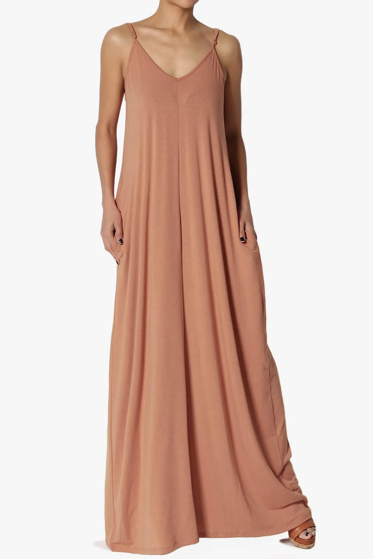 Venus Pocket Cami Maxi Dress PLUS