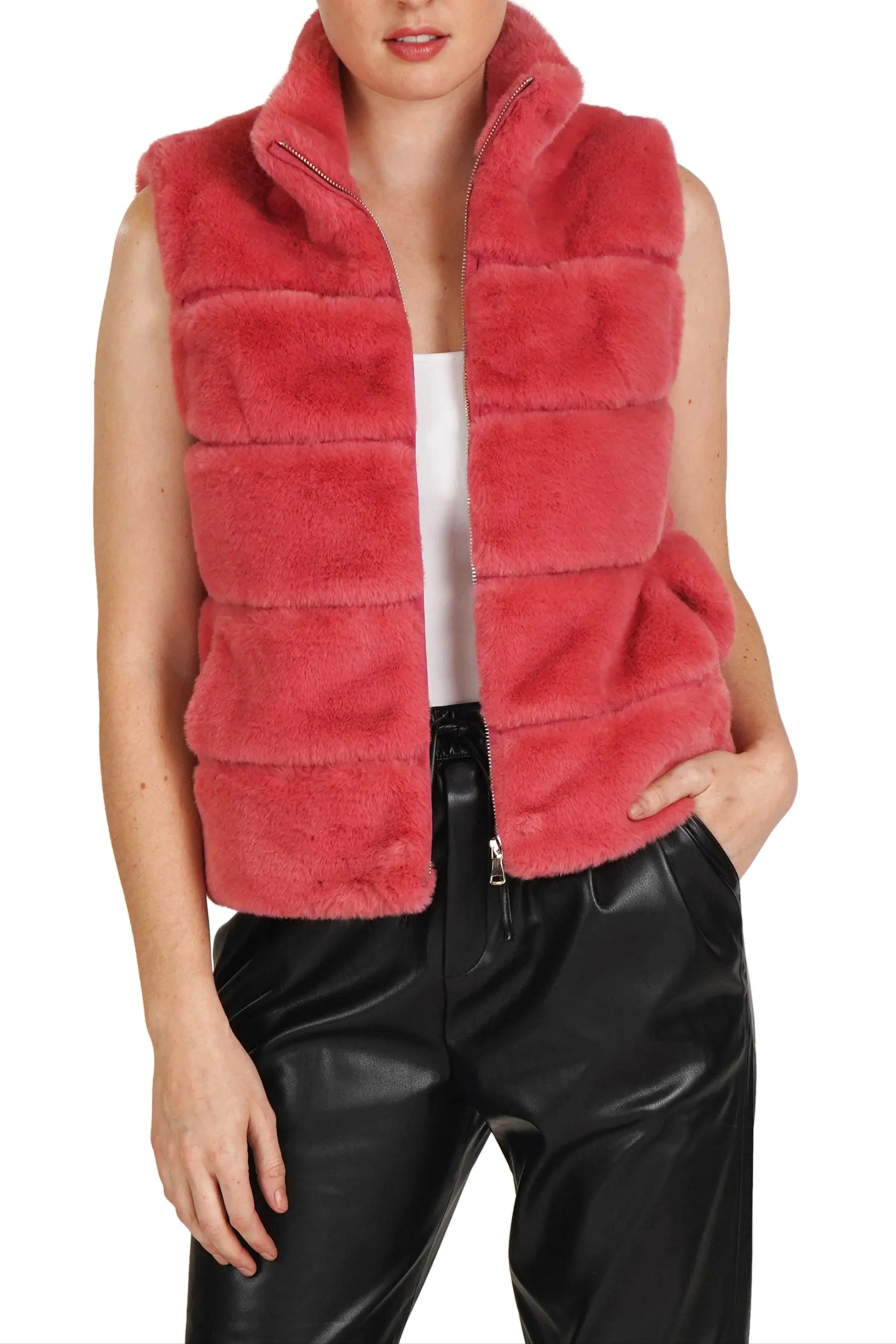 Vince Faux Fur Vest