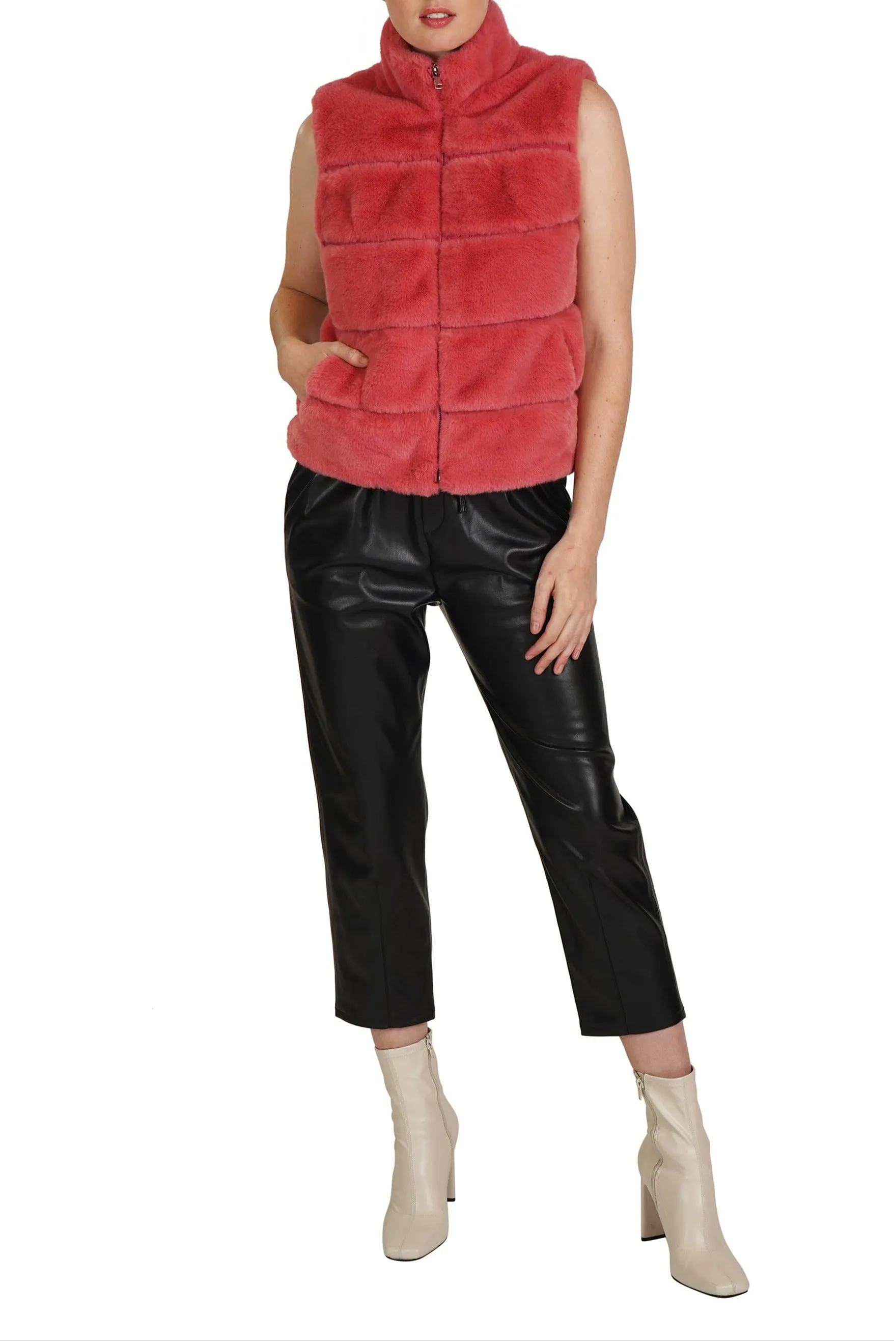 Vince Faux Fur Vest