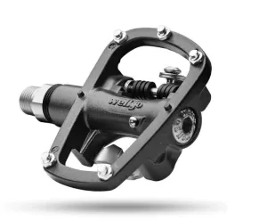 Wellgo R120B MTB Dual-Purpose Self-Locking Bicycle Pedals Alloy Pedal with Cleat