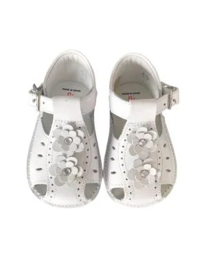 White Patent Sandal
