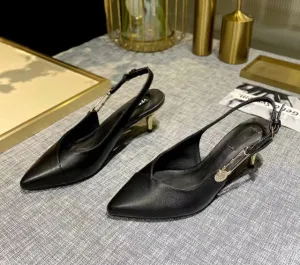 Women Sandals Rhinestone Diamond Patent Leather Buckle