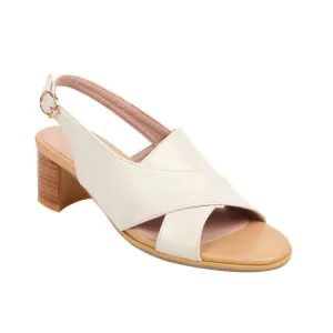 Women's  Peep Toe Slingbacks Block Heel Sandals