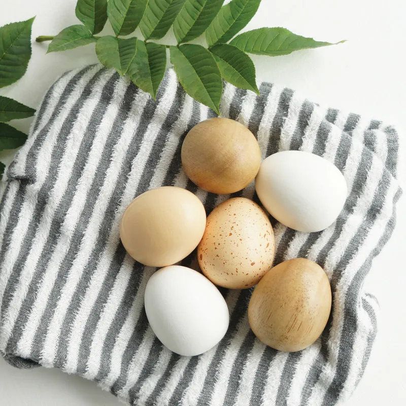 Wooden Farm Eggs Market Crate Set