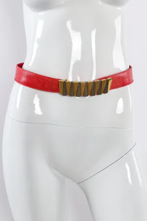 Zig Zag Lizard Slide Belt